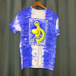 Kenny Scharf tie dye print shirt size large